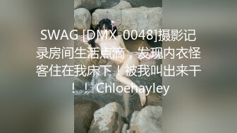 SWAG [DMX-0048]摄影记录房间生活点滴，发现内衣怪客住在我床下！被我叫出来干！！ Chloehayley