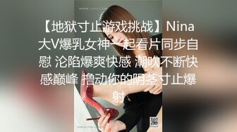 【地狱寸止游戏挑战】Nina 大V爆乳女神一起看片同步自慰 沦陷爆爽快感 潮吹不断快感巅峰 撸动你的阴茎寸止爆射