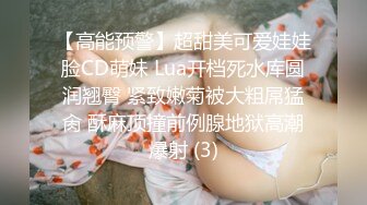 【高能预警】超甜美可爱娃娃脸CD萌妹 Lua开档死水库圆润翘臀 紧致嫩菊被大粗屌猛肏 酥麻顶撞前例腺地狱高潮爆射 (3)