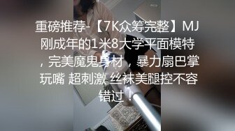 重磅推荐-【7K众筹完整】MJ刚成年的1米8大学平面模特，完美魔鬼身材，暴力扇巴掌 玩嘴 超刺激 丝袜美腿控不容错过！