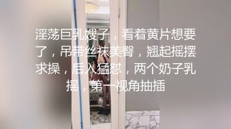 淫荡巨乳嫂子，看着黄片想要了，吊带丝袜美臀，翘起摇摆求操，后入猛怼，两个奶子乳摇，第一视角抽插