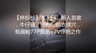 【林杉杉】秀人网，新人首套，牛仔骚丁短裤，脱衣揉穴，有漏鲍77P原图+2V惊艳之作