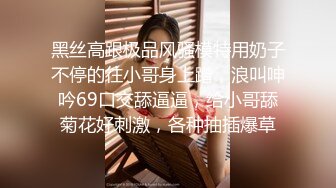 黑丝高跟极品风骚模特用奶子不停的往小哥身上蹭，浪叫呻吟69口交舔逼逼，给小哥舔菊花好刺激，各种抽插爆草